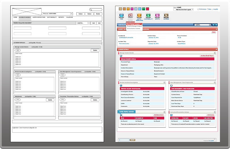 basic wireframes