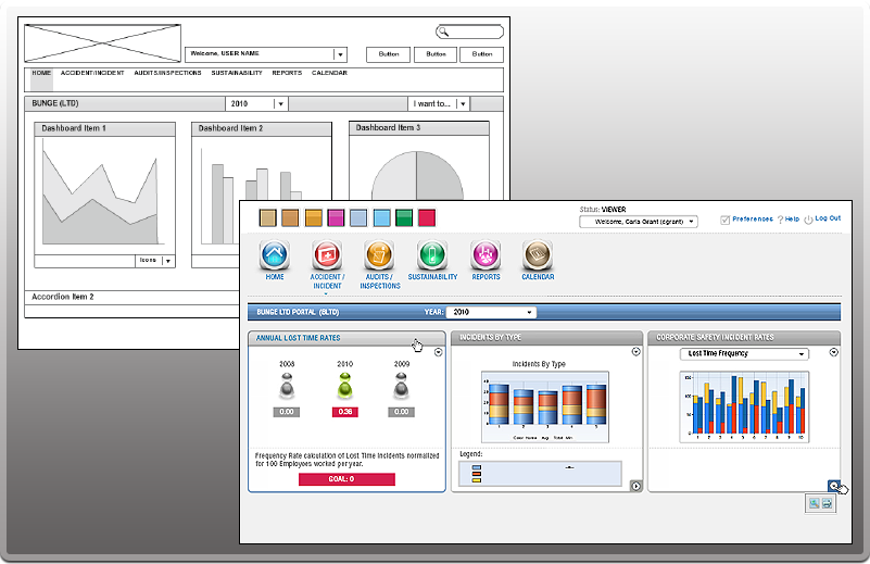 basic wireframes